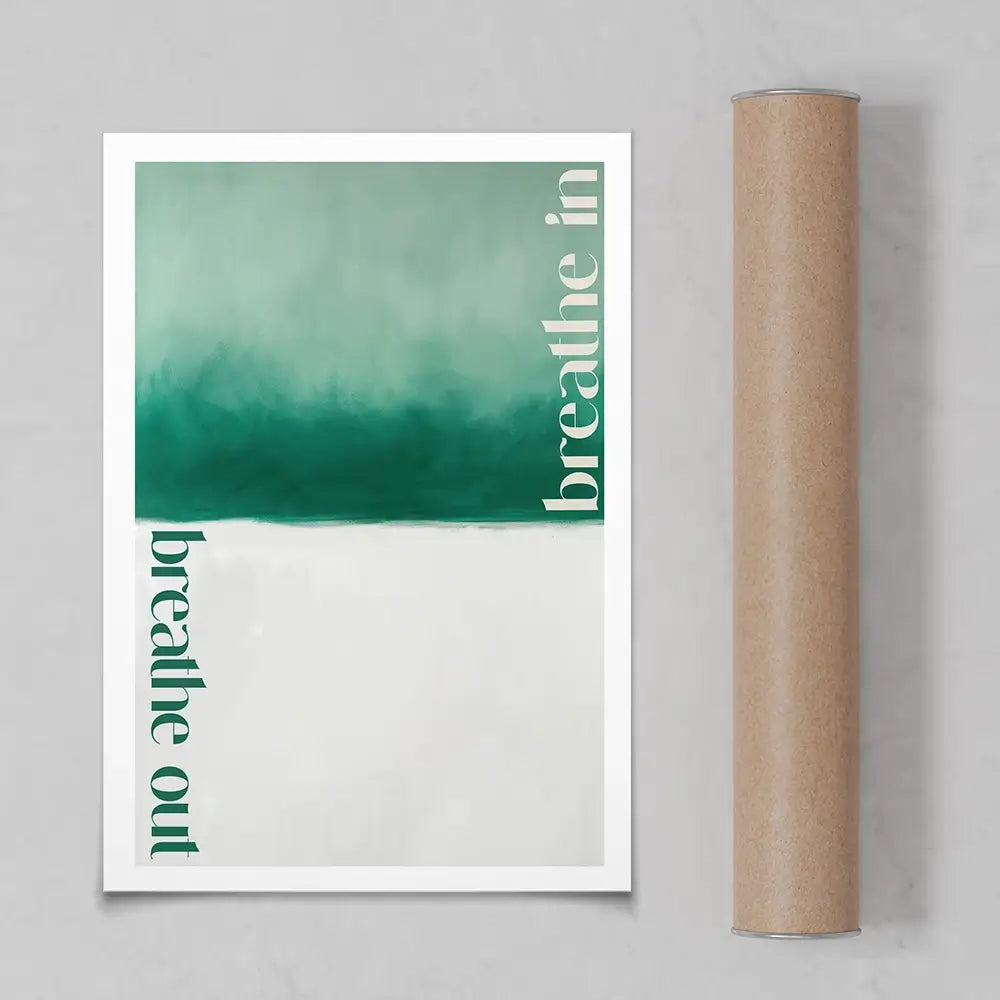Breathe In Breathe Out Art Print Breathe In Breathe Out Art Print wall art product Treechild