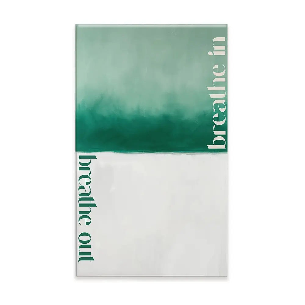 Breathe In Breathe Out Canvas Print Breathe In Breathe Out Canvas Print wall art product Treechild