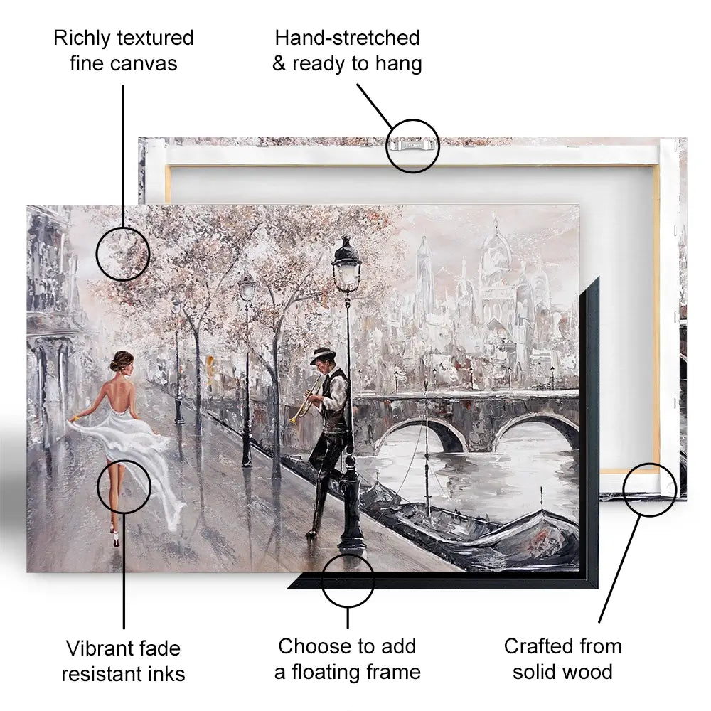 Breathless Paris Flair Canvas Print Breathless Paris Flair Canvas Print wall art product Isabella Karolewicz