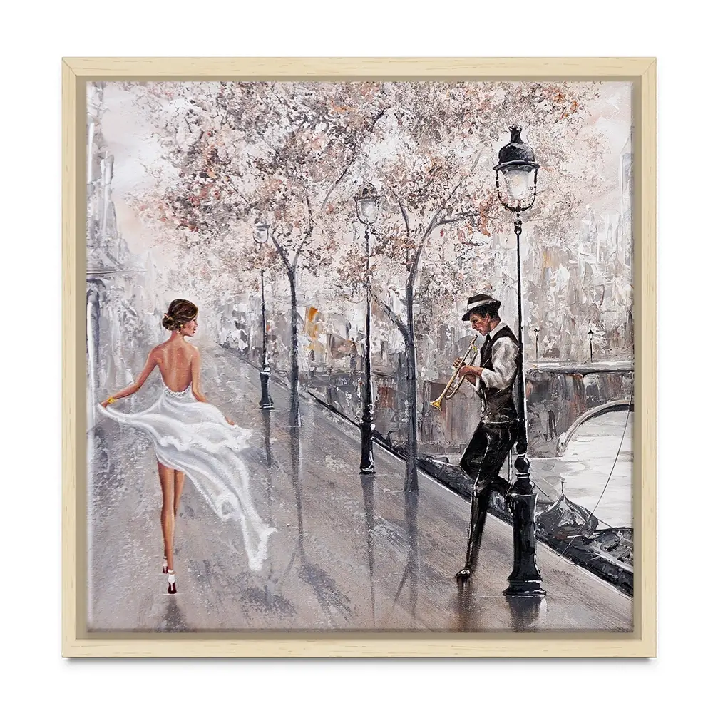 Breathless Paris Flair Square Canvas Print Breathless Paris Flair Square Canvas Print wall art product Isabella Karolewicz