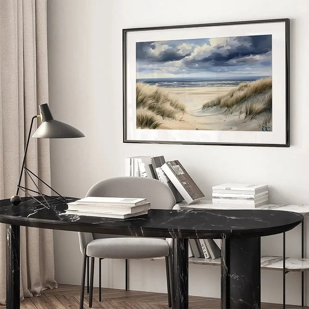 Breezy Beach Framed Art Print Breezy Beach Framed Art Print wall art product David Alexander Elder