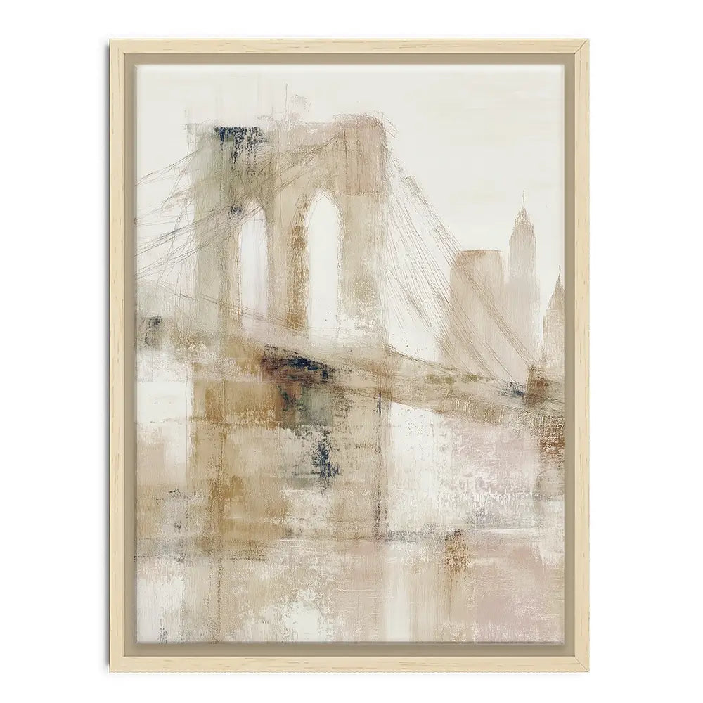 Bridge Cables In Mist Canvas Print Bridge Cables In Mist Canvas Print wall art product Chromatic Storm Studio