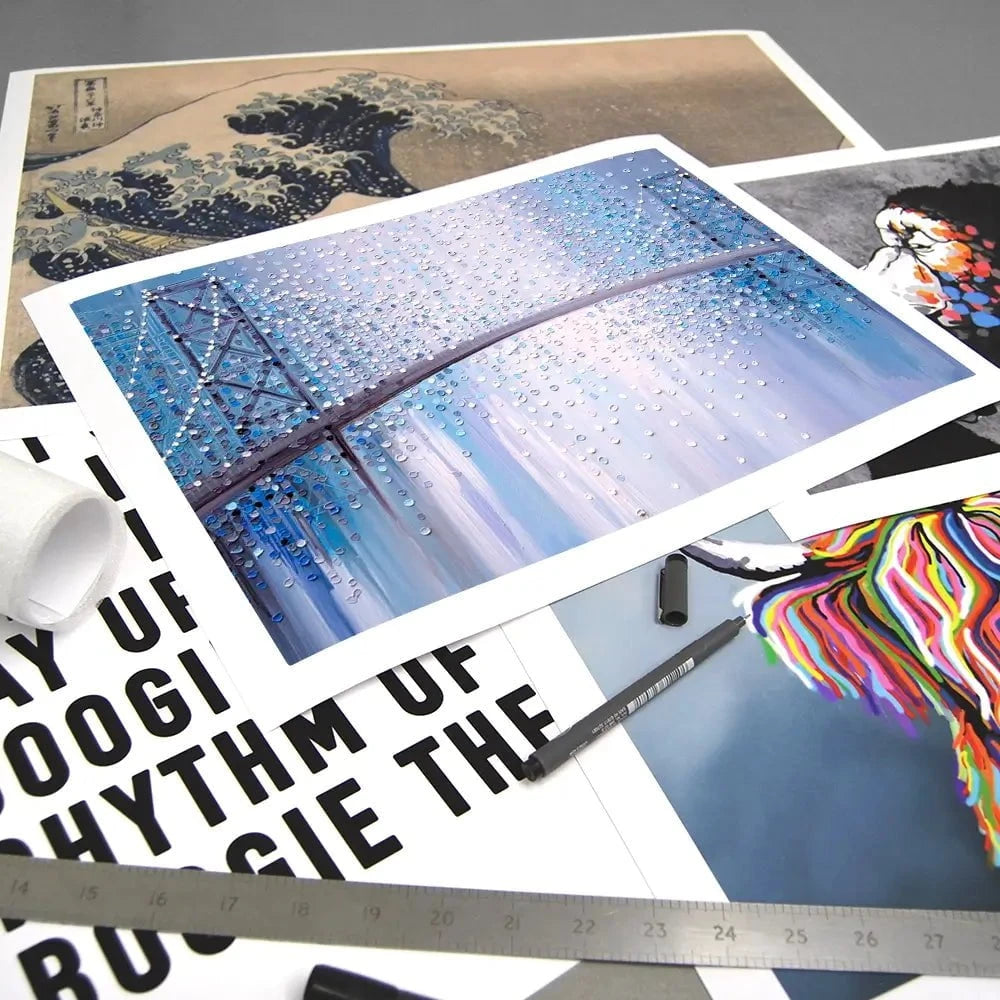 Bridge In The Mist Art Print Bridge In The Mist Art Print wall art product Ekaterina Ermilkina