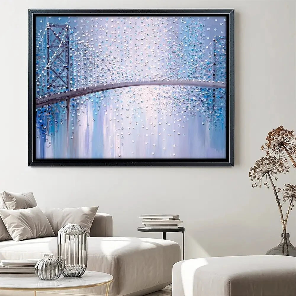 Bridge In The Mist Canvas Print Bridge In The Mist Canvas Print wall art product Ekaterina Ermilkina