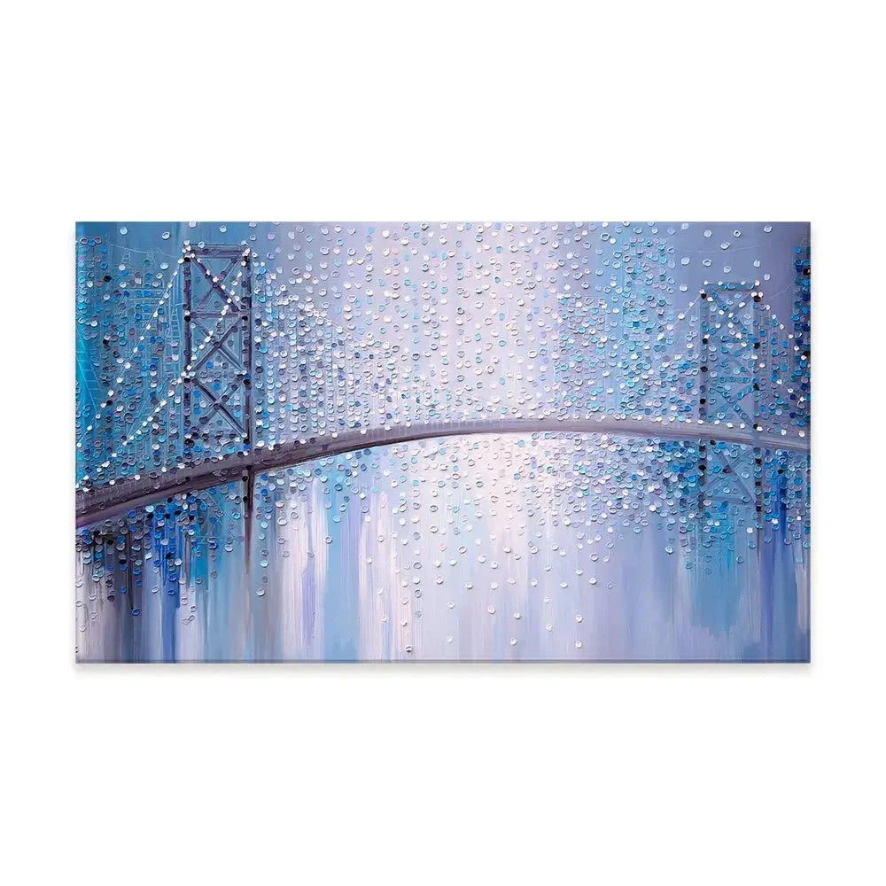 Bridge In The Mist Canvas Print Bridge In The Mist Canvas Print wall art product Ekaterina Ermilkina