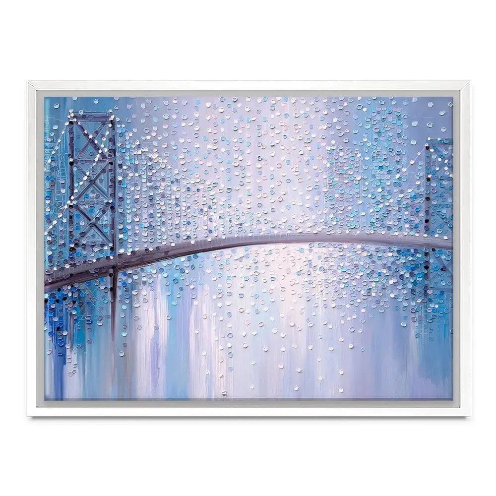 Bridge In The Mist Canvas Print Bridge In The Mist Canvas Print wall art product Ekaterina Ermilkina