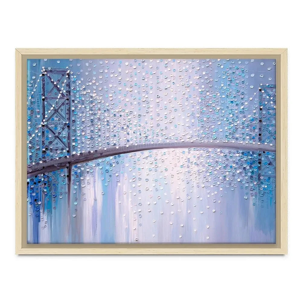 Bridge In The Mist Canvas Print Bridge In The Mist Canvas Print wall art product Ekaterina Ermilkina