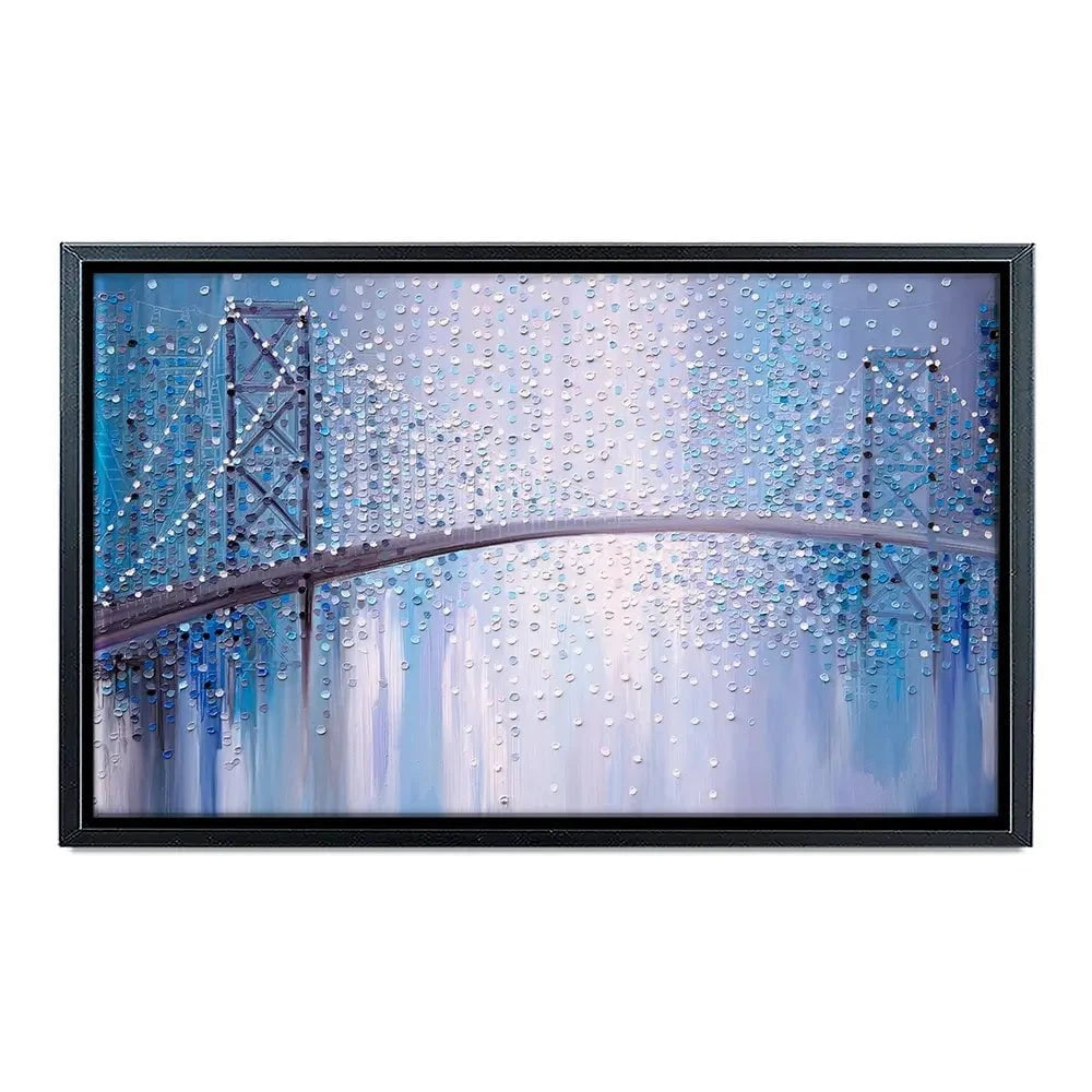 Bridge In The Mist Canvas Print Bridge In The Mist Canvas Print wall art product Ekaterina Ermilkina