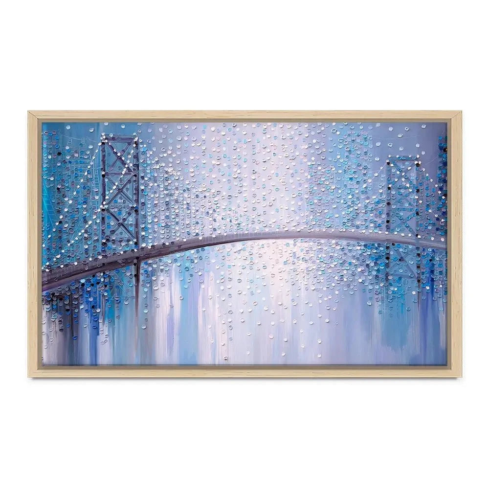 Bridge In The Mist Canvas Print Bridge In The Mist Canvas Print wall art product Ekaterina Ermilkina