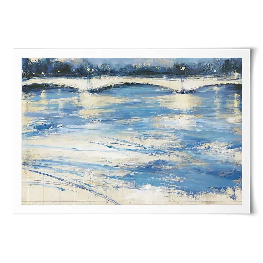Bridge Over Loose Water Art Print Bridge Over Loose Water Art Print wall art product Chromatic Storm Studio