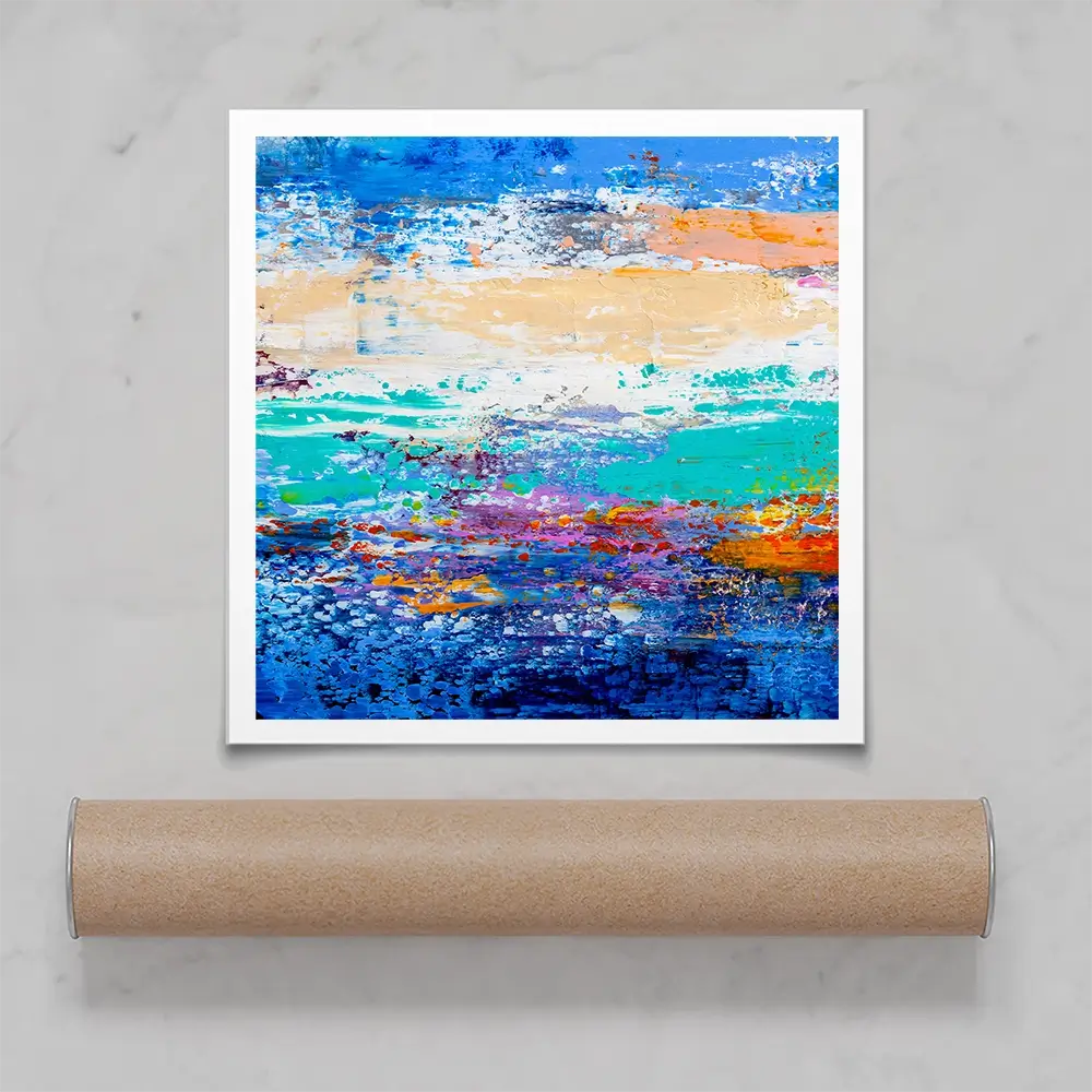 Bright And Colourful Square Art Print Bright And Colourful Square Art Print wall art product S-BELOV / Shutterstock