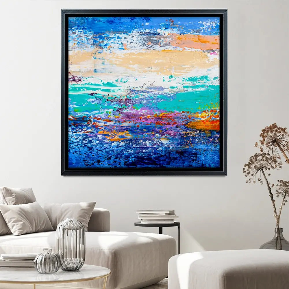 Bright And Colourful Square Canvas Print Bright And Colourful Square Canvas Print wall art product S-BELOV / Shutterstock