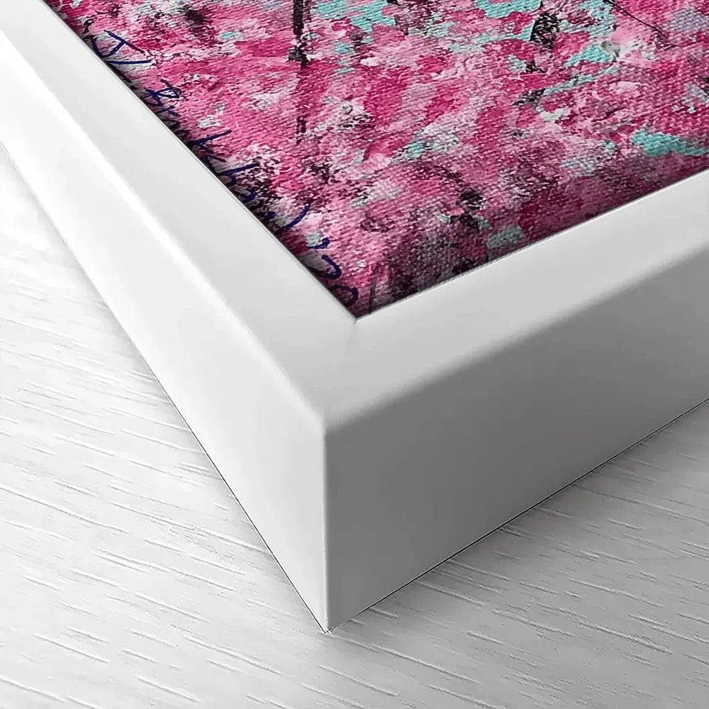 Bright Cherry Blossom Canvas Print Bright Cherry Blossom Canvas Print wall art product Jane Brookshaw