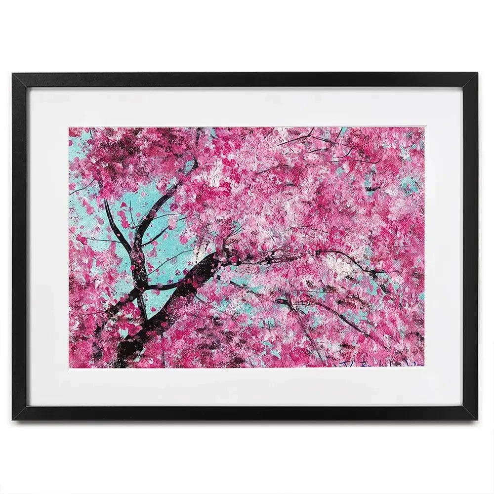 Bright Cherry Blossom Framed Art Print Bright Cherry Blossom Framed Art Print wall art product Jane Brookshaw
