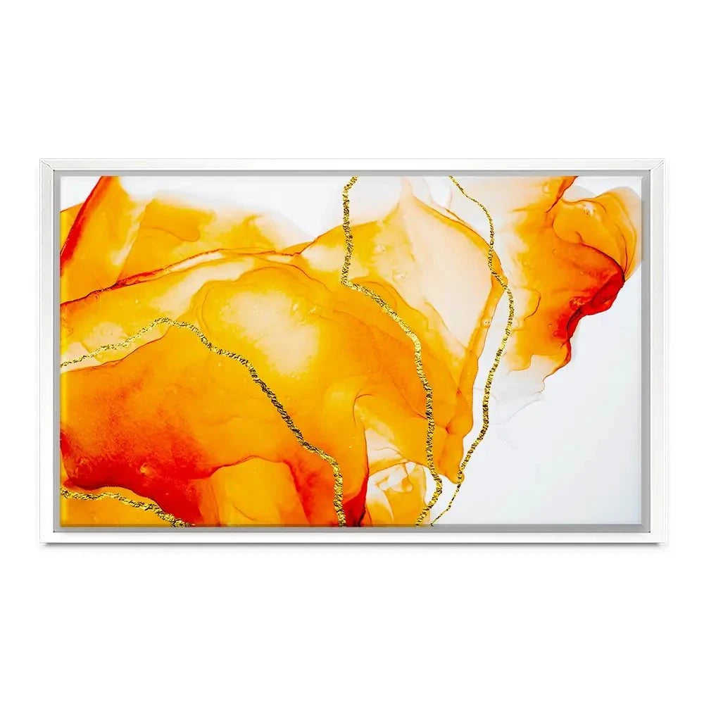 Bright Orange Canvas Print Bright Orange Canvas Print wall art product CARACOLLA / Shutterstock