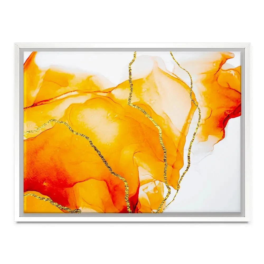 Bright Orange Canvas Print Bright Orange Canvas Print wall art product CARACOLLA / Shutterstock