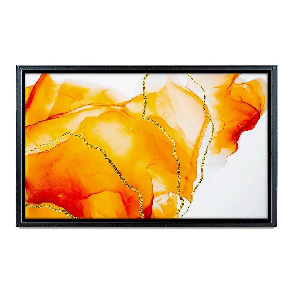 Bright Orange Canvas Print Bright Orange Canvas Print wall art product CARACOLLA / Shutterstock