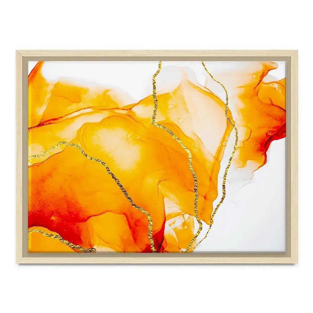 Bright Orange Canvas Print Bright Orange Canvas Print wall art product CARACOLLA / Shutterstock