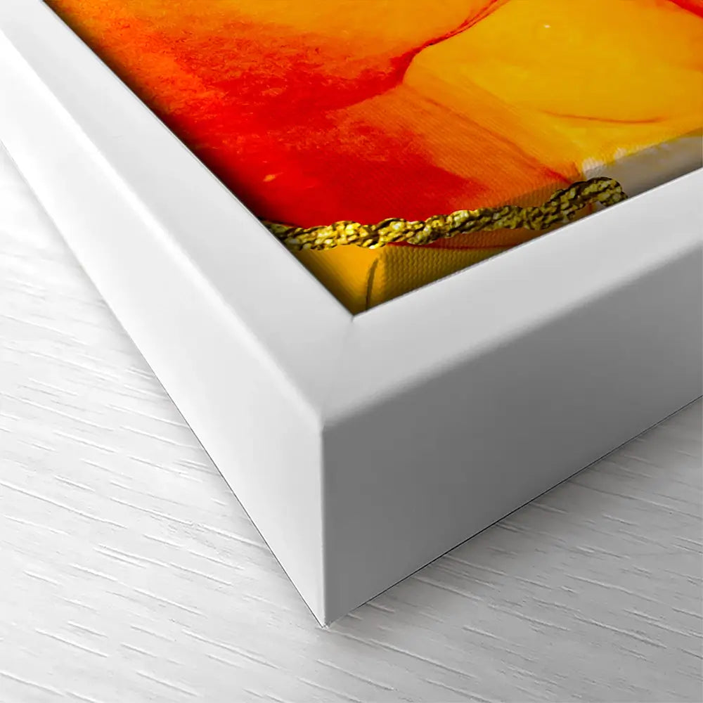 Bright Orange Square Canvas Print Bright Orange Square Canvas Print wall art product Art Print Shop