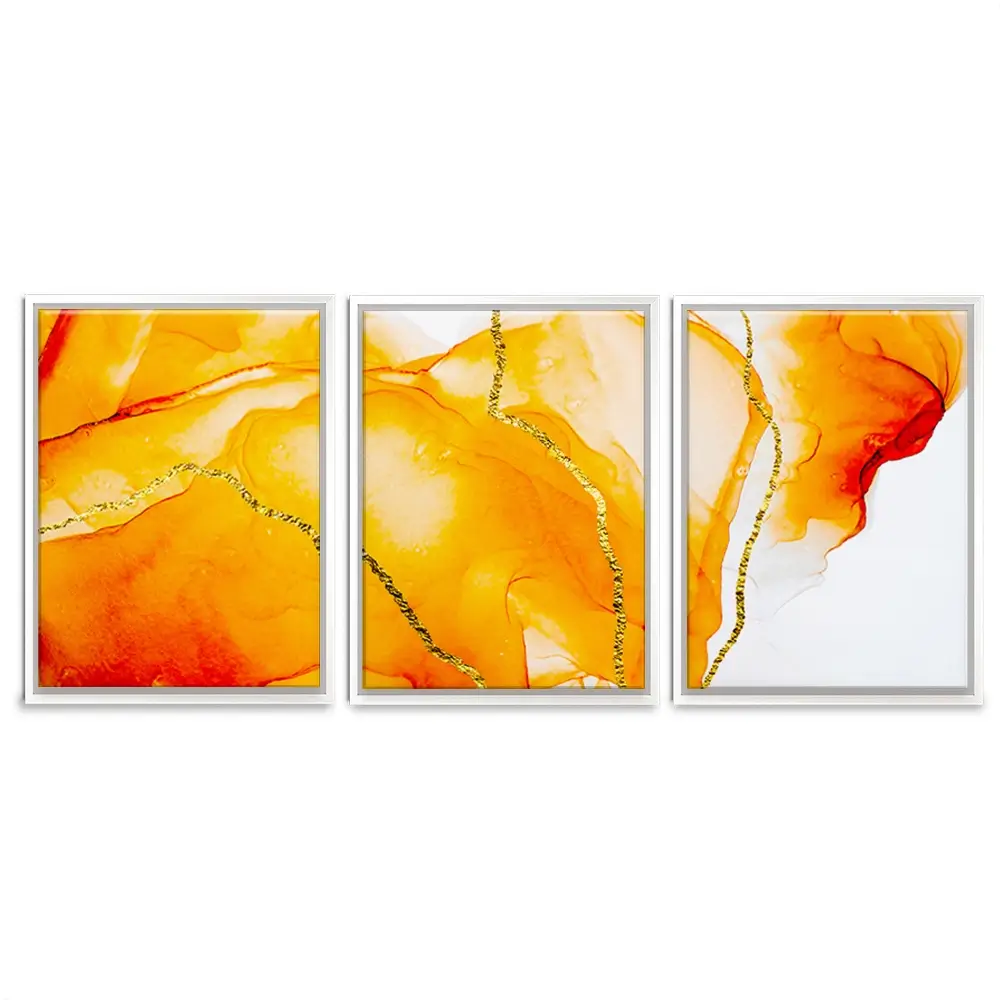 Bright Orange Trio Canvas Print Bright Orange Trio Canvas Print wall art product CARACOLLA / Shutterstock