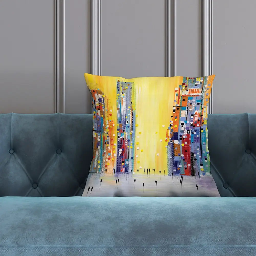 Bright Sunny Day Cushion Bright Sunny Day Cushion wall art product Ekaterina Ermilkina