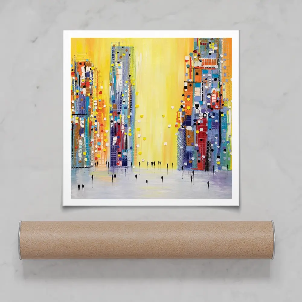 Bright Sunny Day Square Art Print Bright Sunny Day Square Art Print wall art product Ekaterina Ermilkina