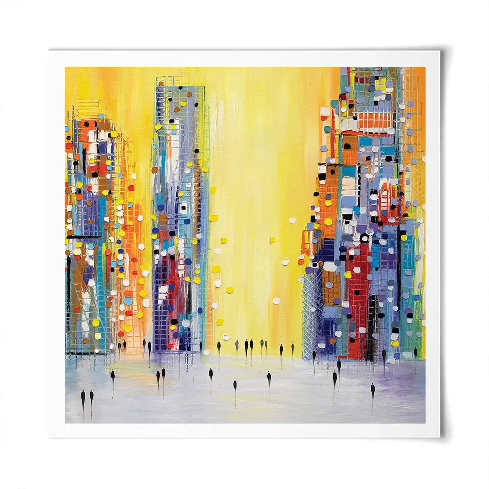 Bright Sunny Day Square Art Print Bright Sunny Day Square Art Print wall art product Ekaterina Ermilkina