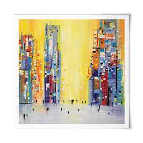 Bright Sunny Day Square Art Print Bright Sunny Day Square Art Print wall art product Ekaterina Ermilkina