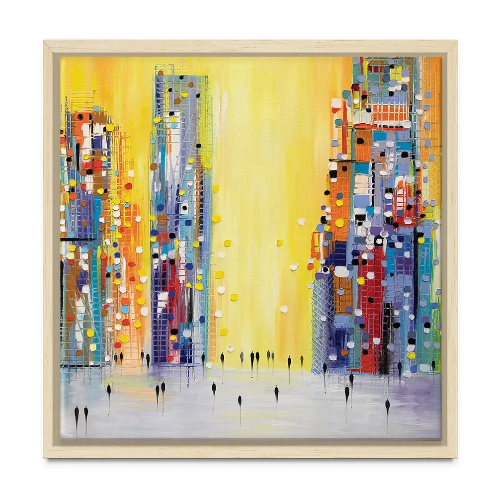 Bright Sunny Day Square Canvas Print Bright Sunny Day Square Canvas Print wall art product Ekaterina Ermilkina