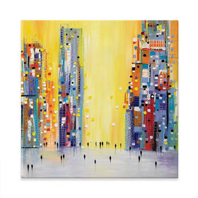 Bright Sunny Day Square Canvas Print Bright Sunny Day Square Canvas Print wall art product Ekaterina Ermilkina