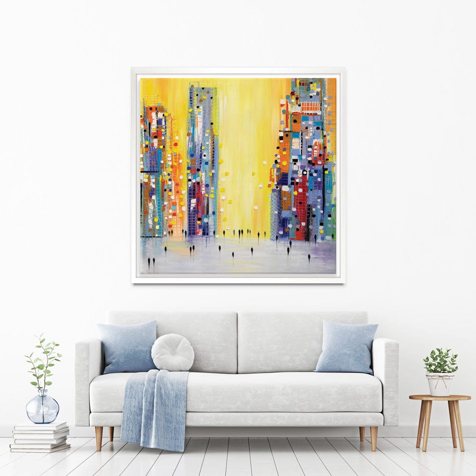 Bright Sunny Day Square Canvas Print Bright Sunny Day Square Canvas Print wall art product Ekaterina Ermilkina