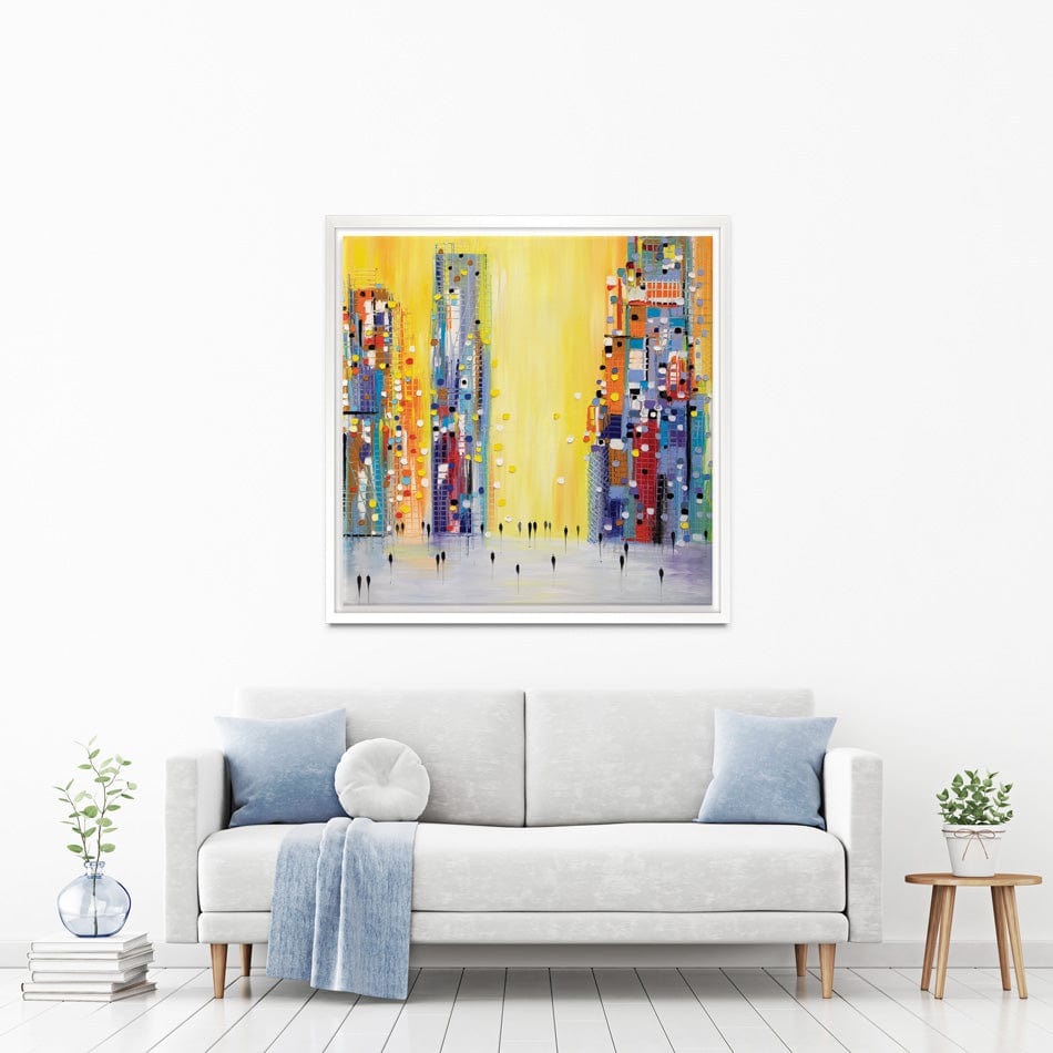 Bright Sunny Day Square Canvas Print Bright Sunny Day Square Canvas Print wall art product Ekaterina Ermilkina