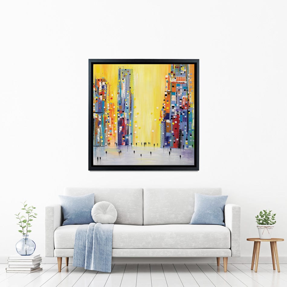 Bright Sunny Day Square Canvas Print Bright Sunny Day Square Canvas Print wall art product Ekaterina Ermilkina