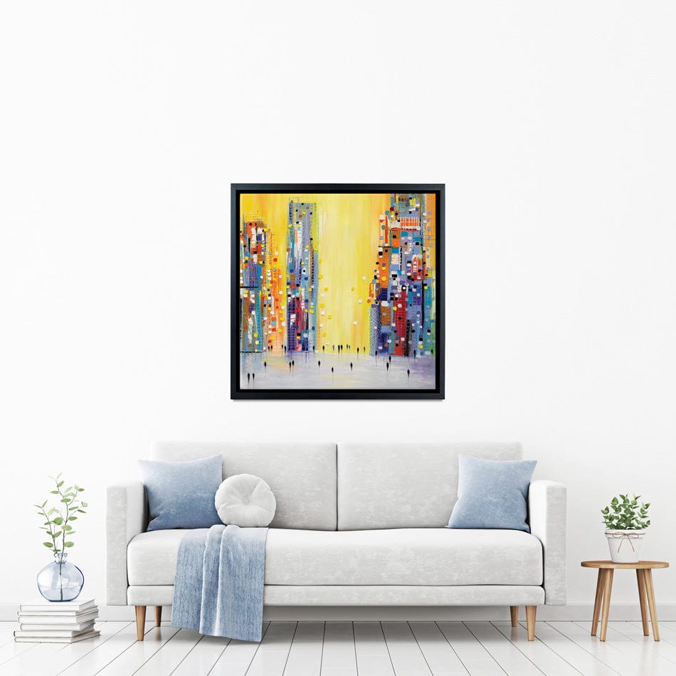 Bright Sunny Day Square Canvas Print Bright Sunny Day Square Canvas Print wall art product Ekaterina Ermilkina