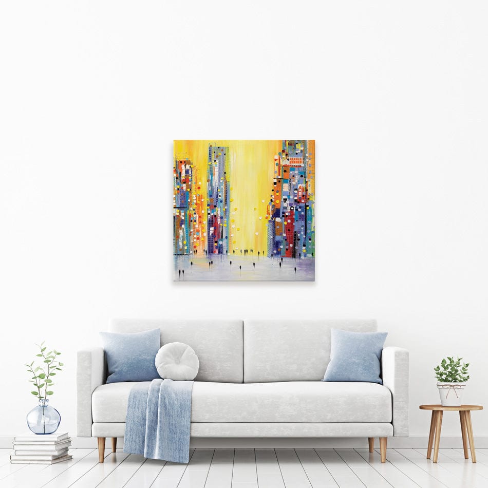 Bright Sunny Day Square Canvas Print Bright Sunny Day Square Canvas Print wall art product Ekaterina Ermilkina