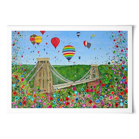 Bristol Suspension Bridge Art Print Bristol Suspension Bridge Art Print wall art product Jo Gough