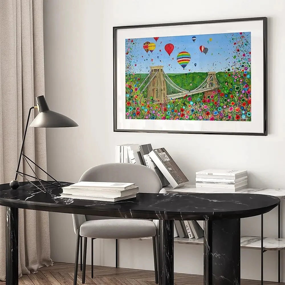 Bristol Suspension Bridge Framed Art Print Bristol Suspension Bridge Framed Art Print wall art product Jo Gough