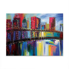 Brooklyn Bridge Canvas Print Brooklyn Bridge Canvas Print wall art product Ekaterina Ermilkina