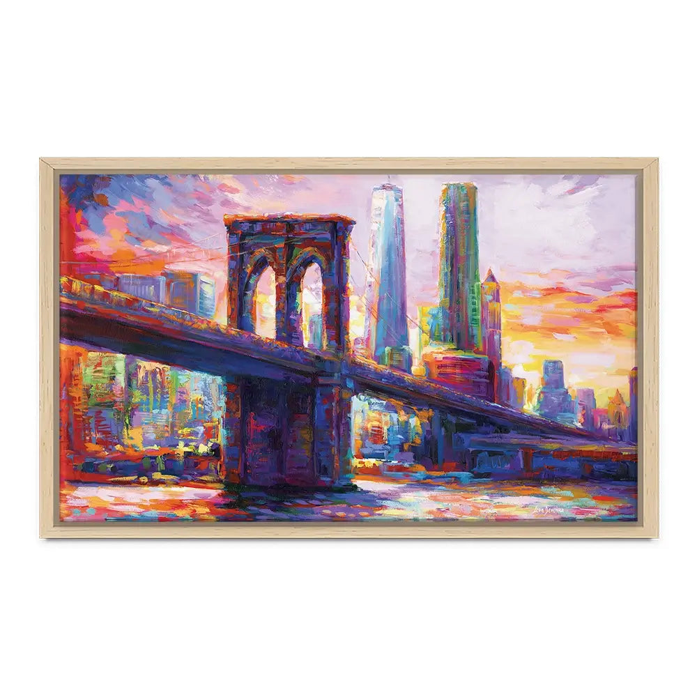 Brooklyn Bridge New York City Canvas Print Brooklyn Bridge New York City Canvas Print wall art product Leon Devenice