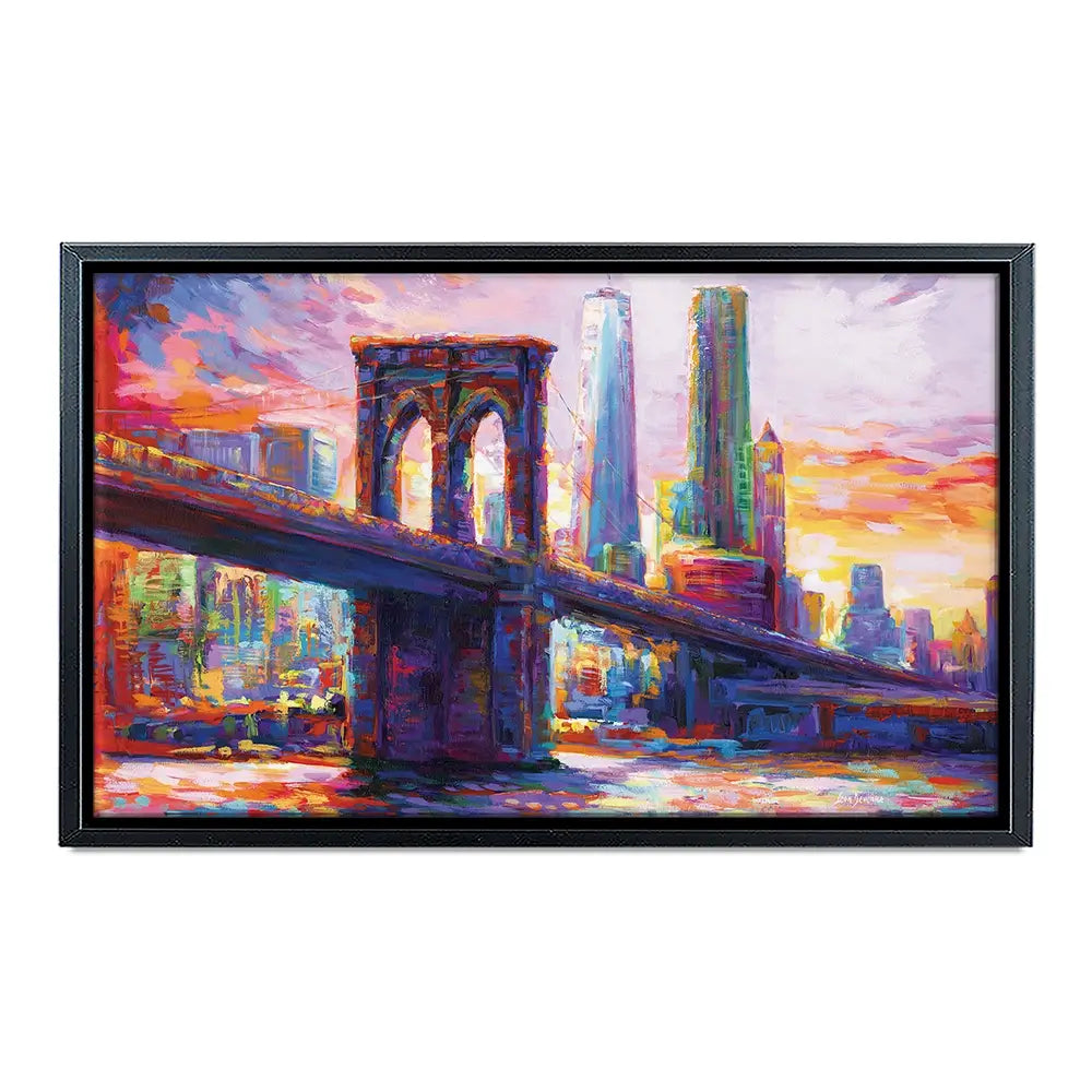 Brooklyn Bridge New York City Canvas Print Brooklyn Bridge New York City Canvas Print wall art product Leon Devenice