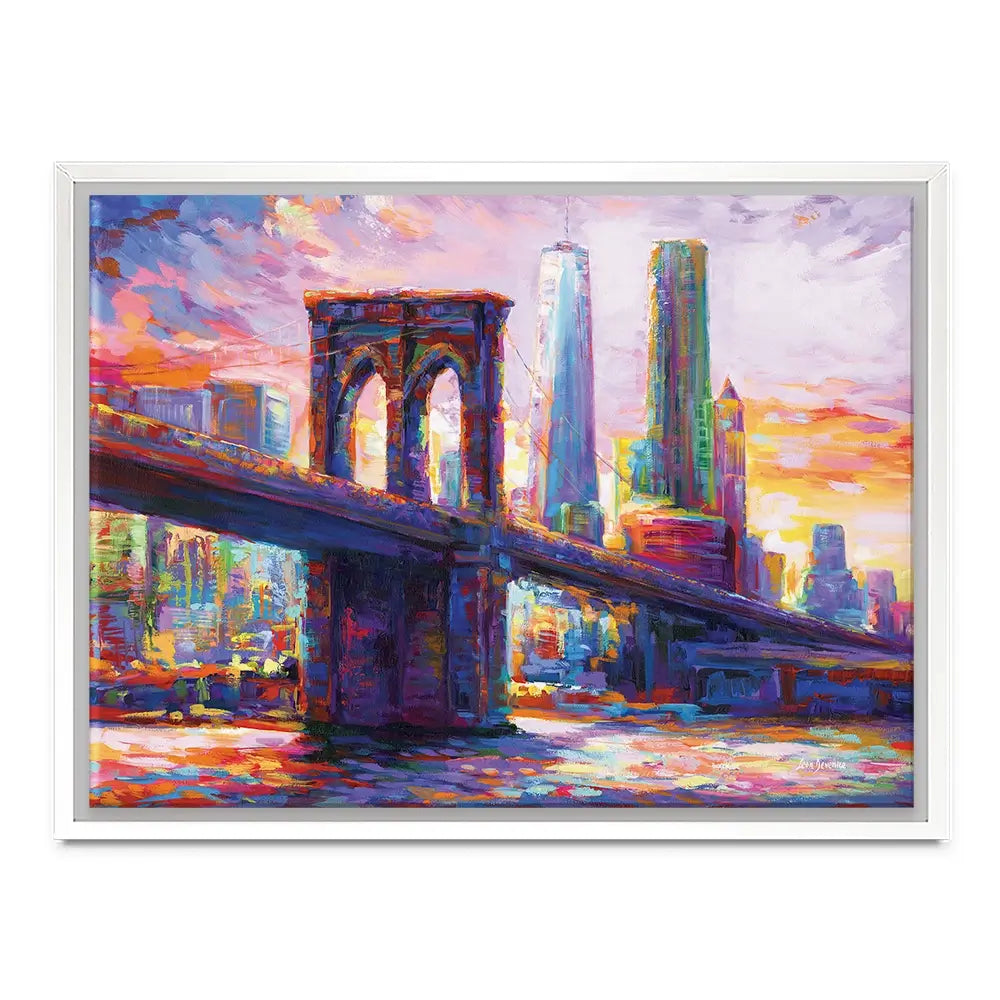 Brooklyn Bridge New York City Canvas Print Brooklyn Bridge New York City Canvas Print wall art product Leon Devenice
