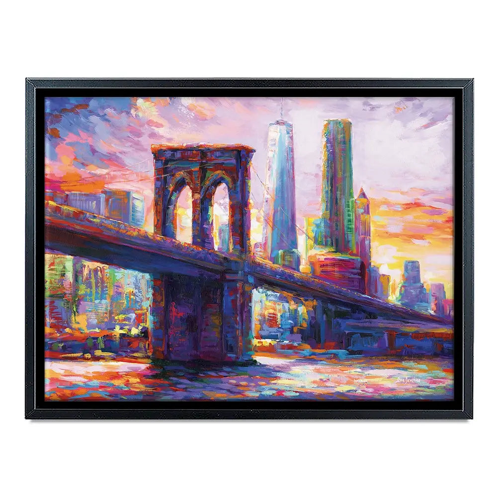 Brooklyn Bridge New York City Canvas Print Brooklyn Bridge New York City Canvas Print wall art product Leon Devenice