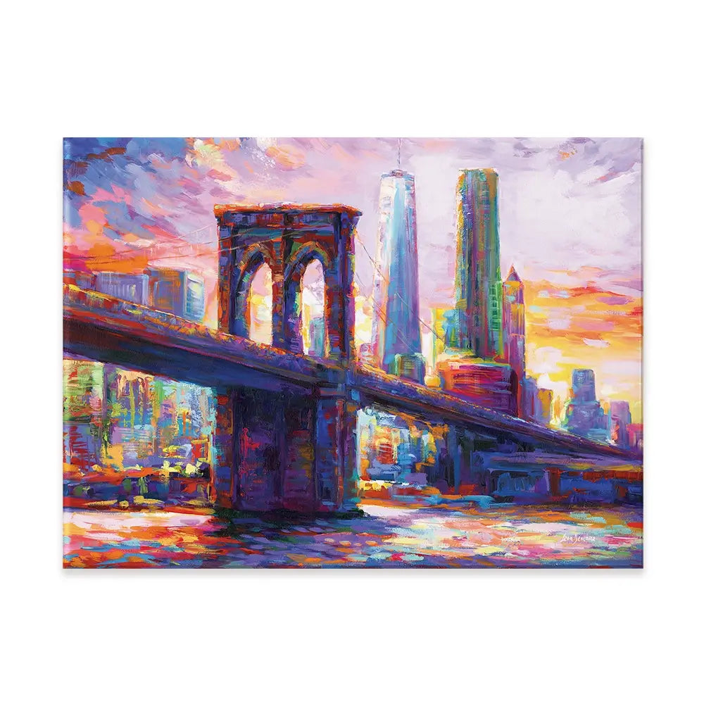 Brooklyn Bridge New York City Canvas Print Brooklyn Bridge New York City Canvas Print wall art product Leon Devenice