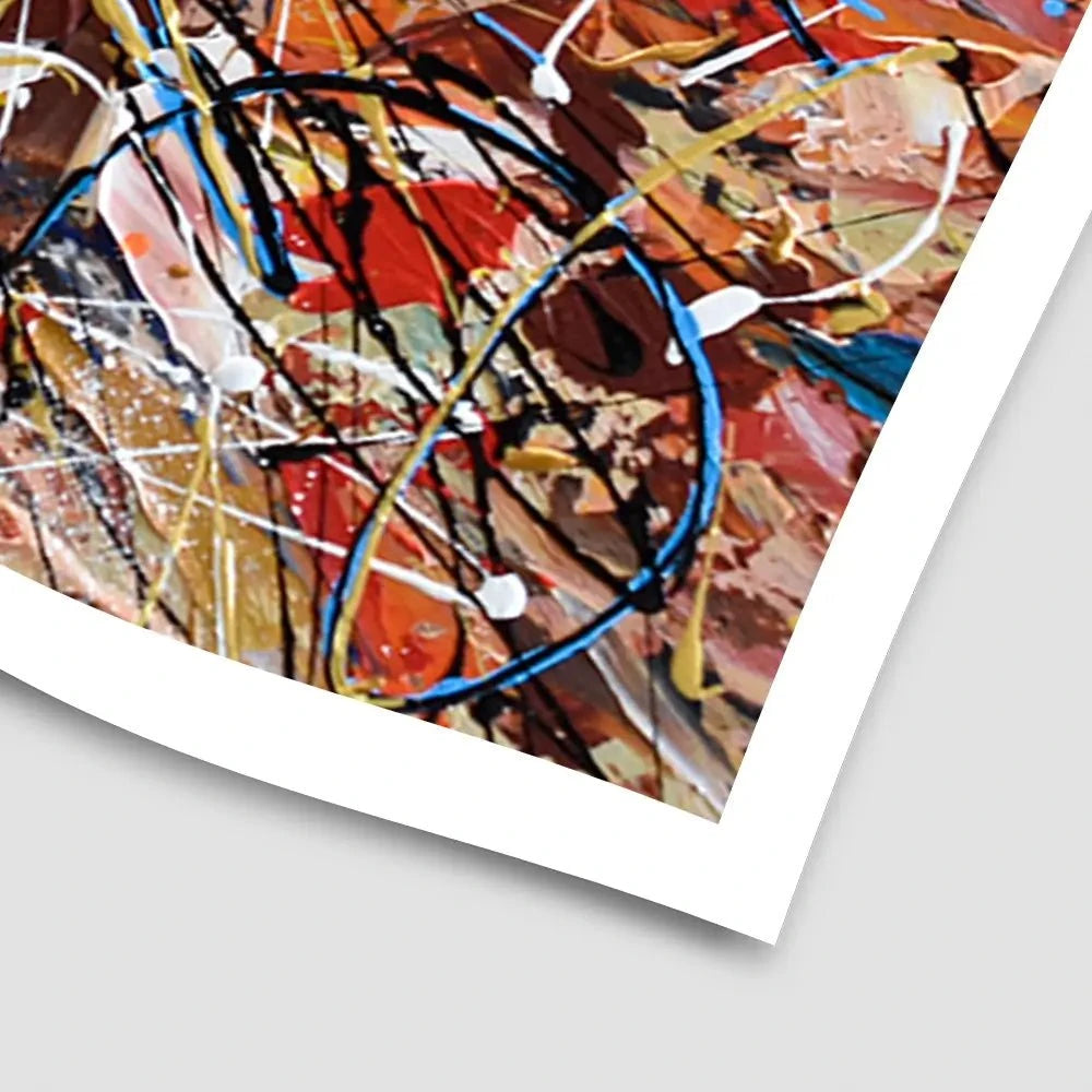 Brown Abstract Art Print Brown Abstract Art Print wall art product Olga Tkachyk