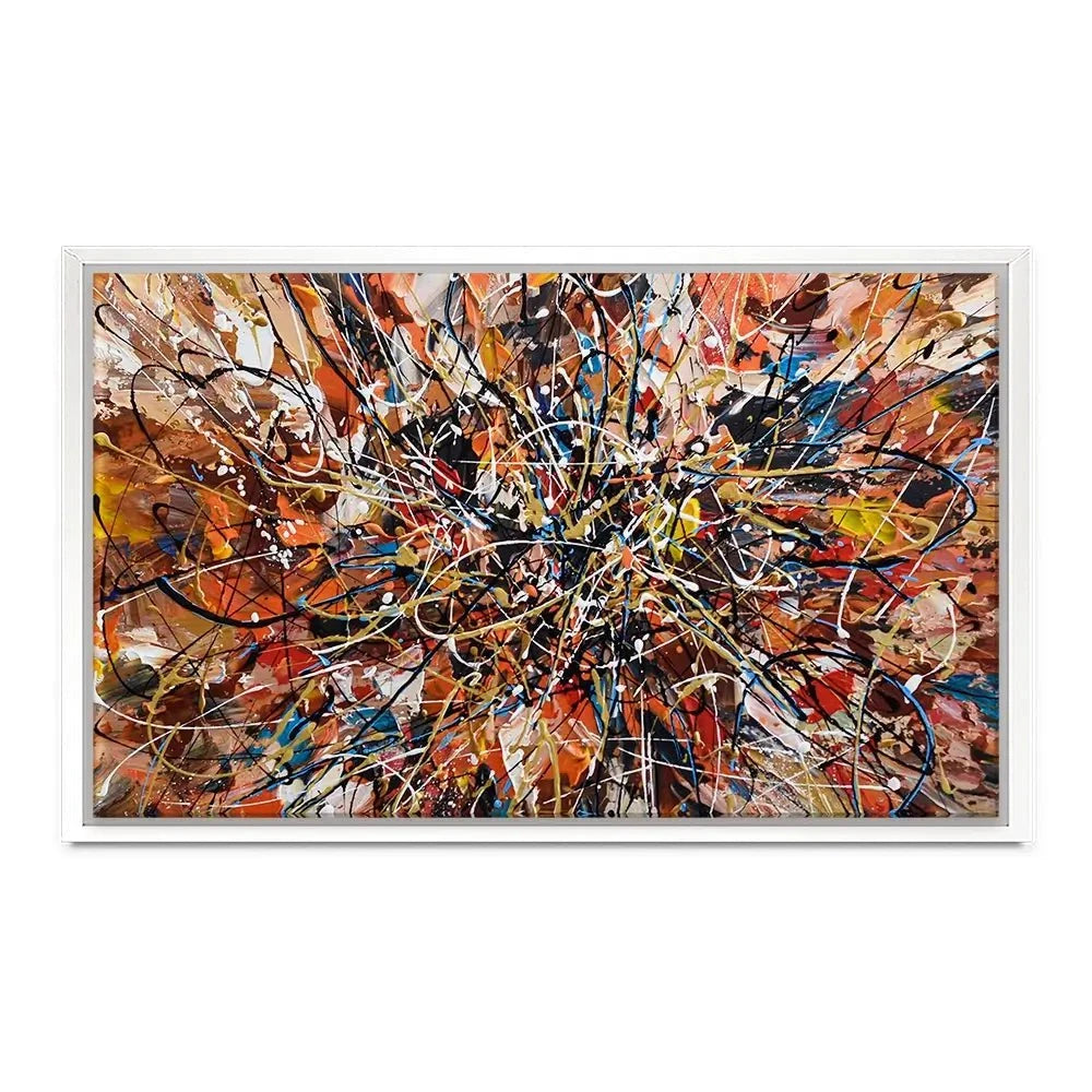 Brown Abstract Canvas Print Brown Abstract Canvas Print wall art product Olga Tkachyk