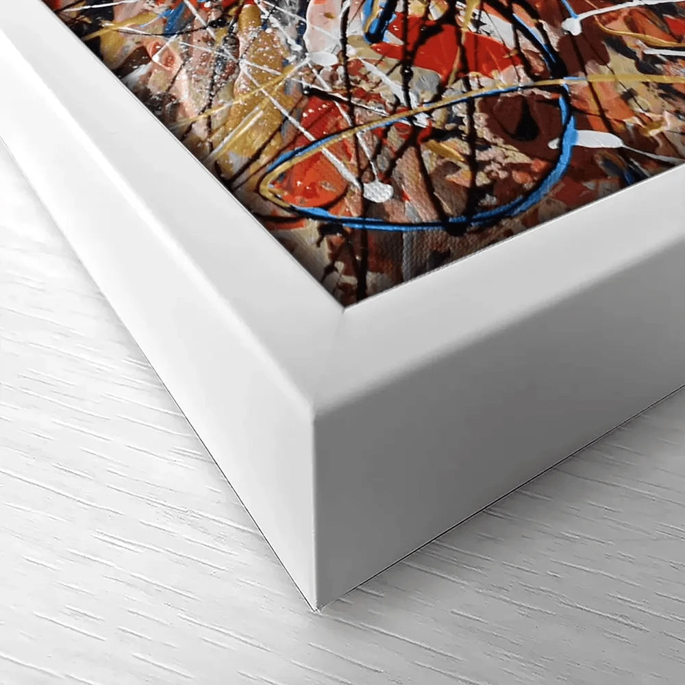 Brown Abstract Canvas Print Brown Abstract Canvas Print wall art product Olga Tkachyk