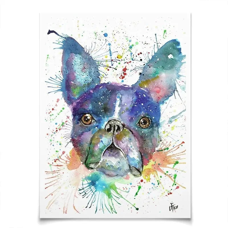 Bruno The Boston Terrier Art Print Bruno The Boston Terrier Art Print wall art product Jamie Taylor