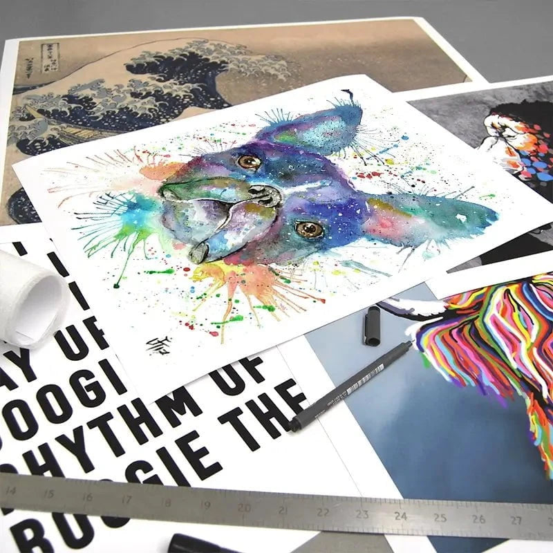 Bruno The Boston Terrier Art Print Bruno The Boston Terrier Art Print wall art product Jamie Taylor