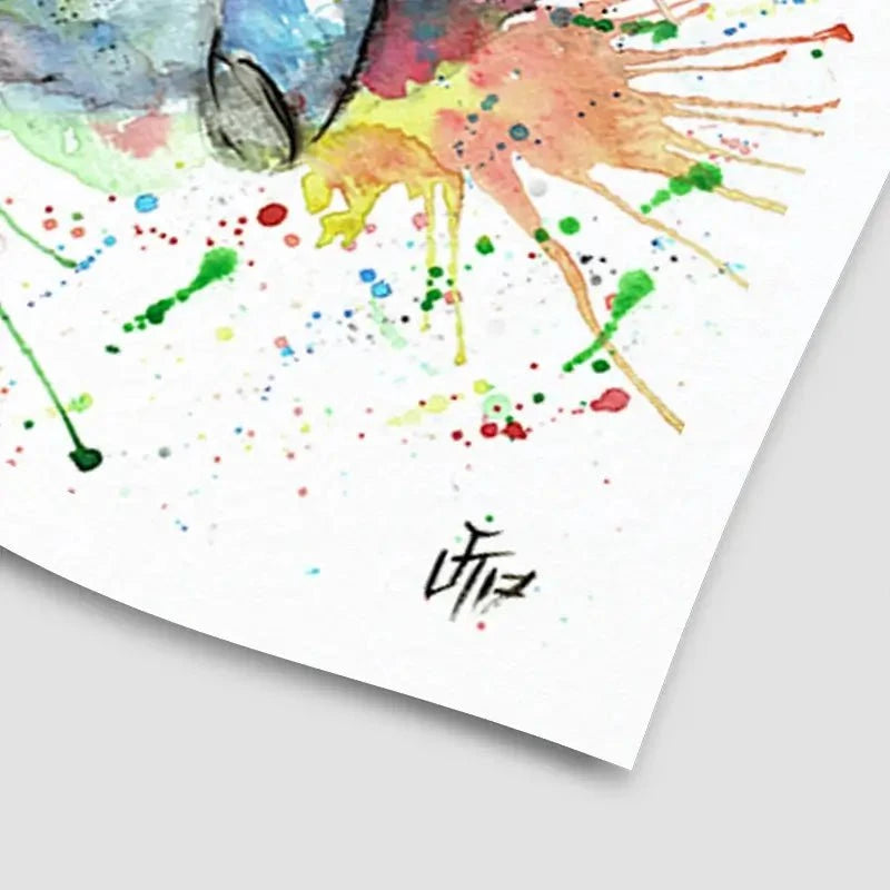 Bruno The Boston Terrier Art Print Bruno The Boston Terrier Art Print wall art product Jamie Taylor