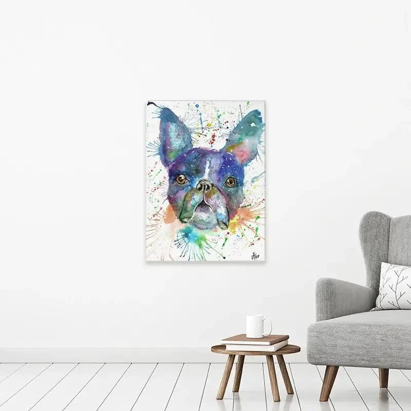 Bruno The Boston Terrier Canvas Print Bruno The Boston Terrier Canvas Print wall art product Jamie Taylor